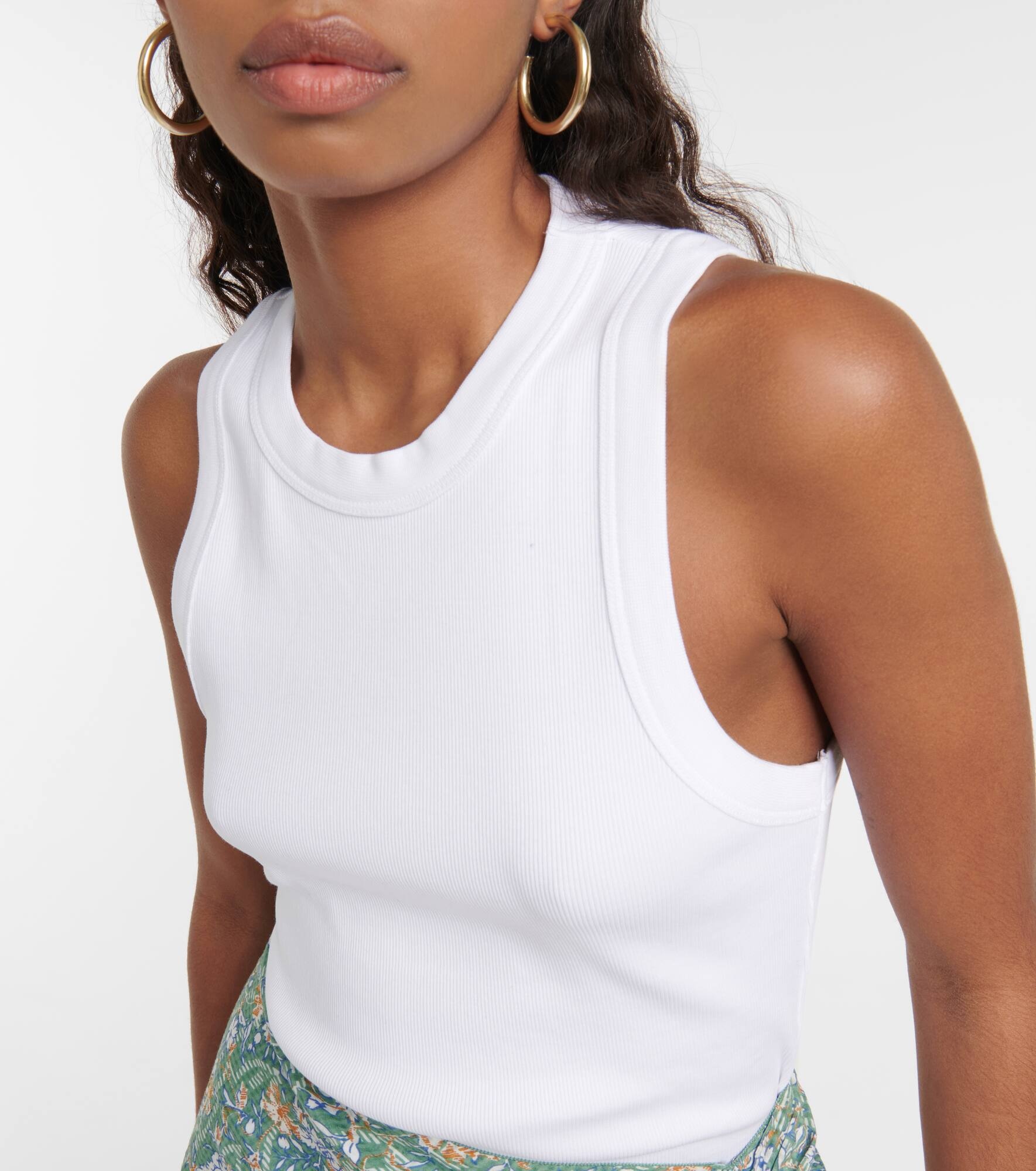 Jordyn cotton jersey tank top - 4