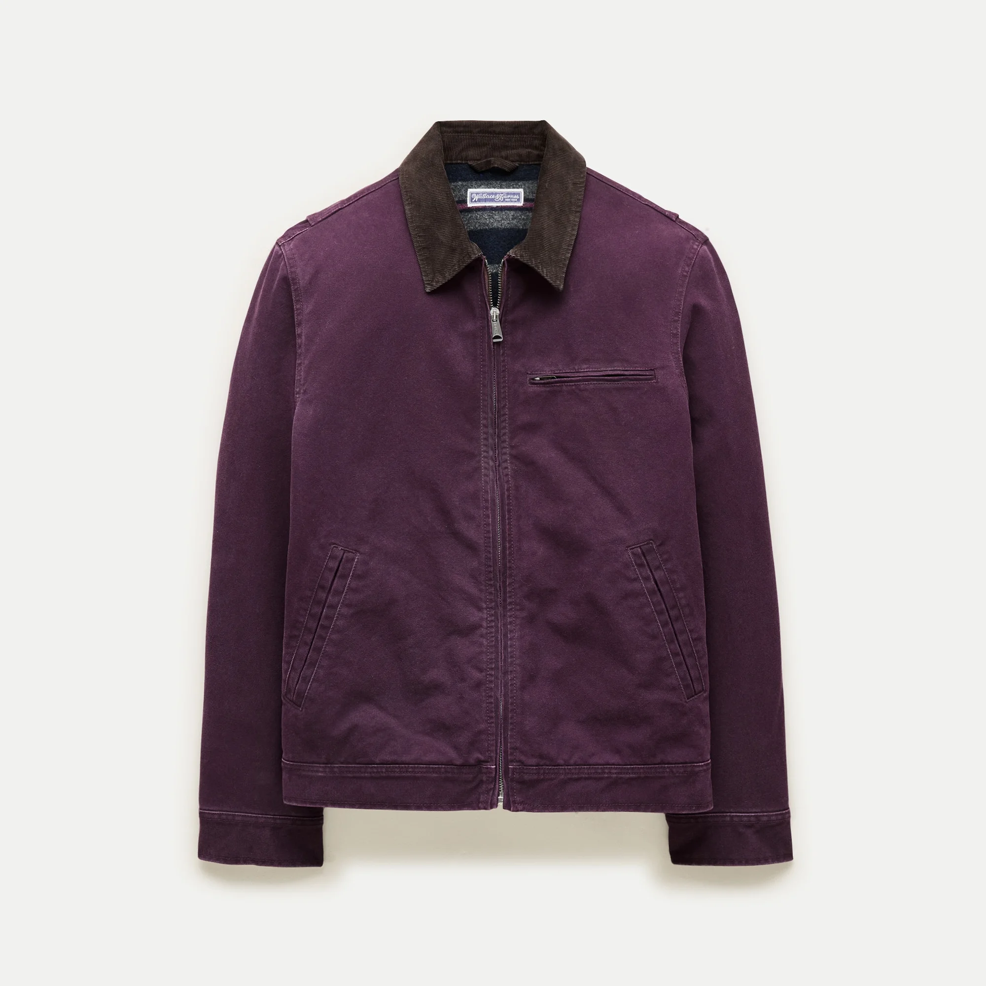 Wallace & Barnes lined canvas work jacket - 1