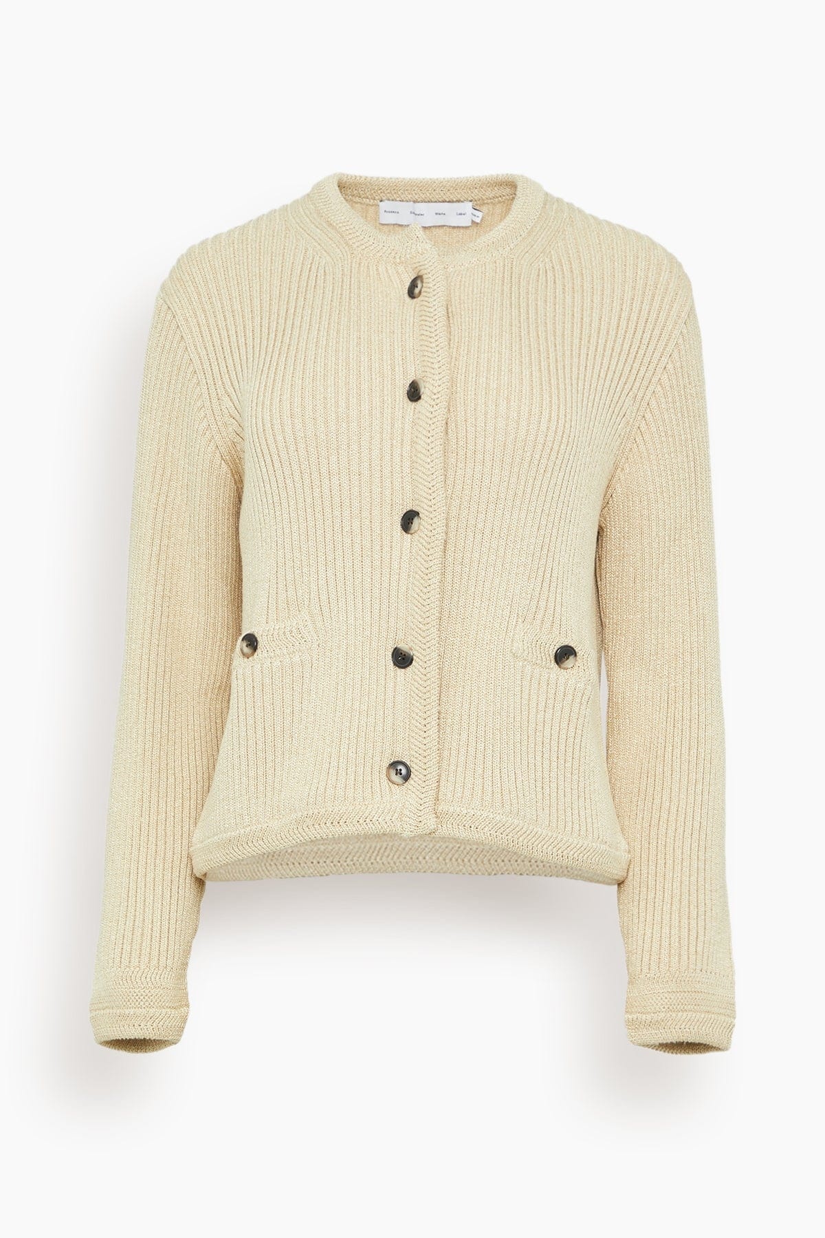 Wilson Knit Jacket in Light Wheat - 1