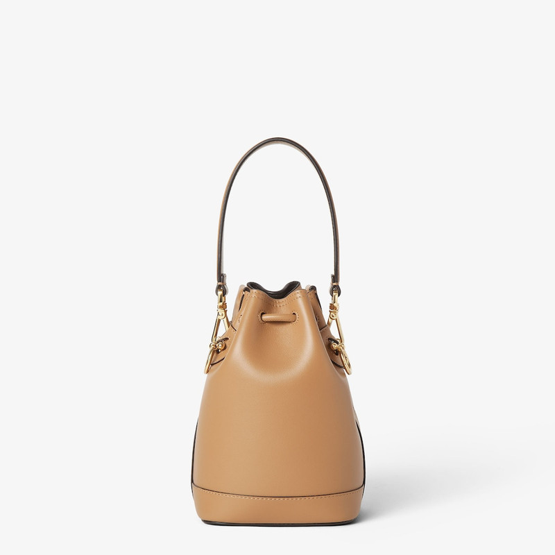 Mon Tresor Cappuccino leather mini-bag 4