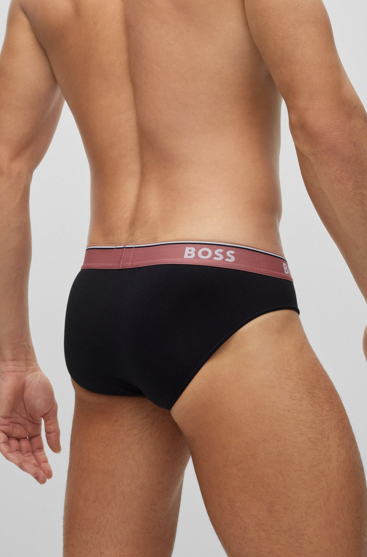 THREE-PACK OF REGULAR-RISE STRETCH-COTTON BRIEFS - 5