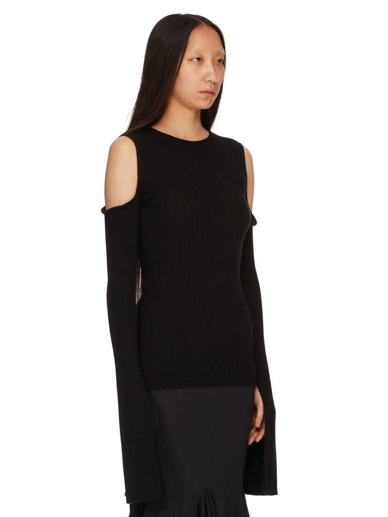 Cutout virgin wool top 2