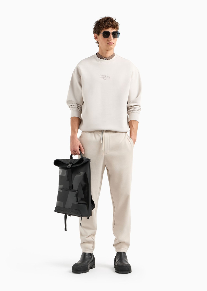 EMPORIO ARMANI Jersey drawstring joggers outlook
