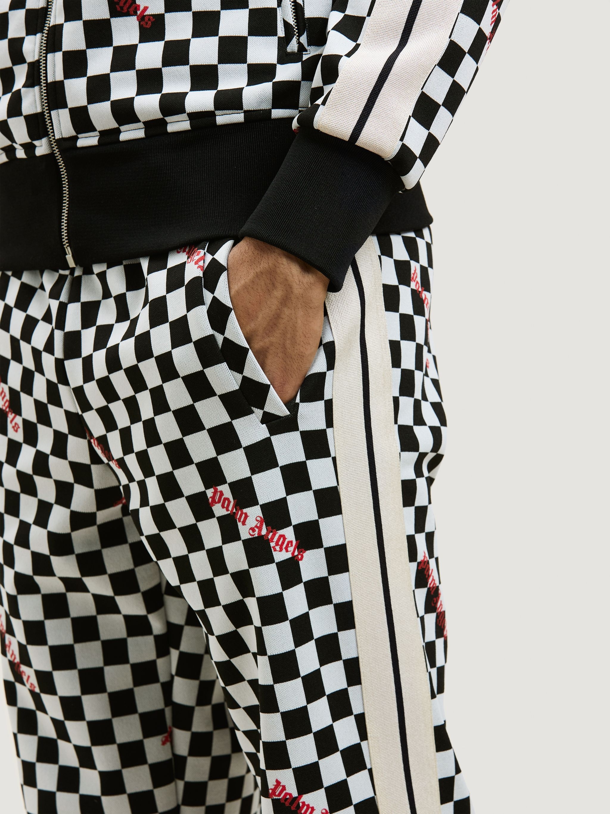 JACQUARD DAMIER CLASSIC TRACK PANTS - 6