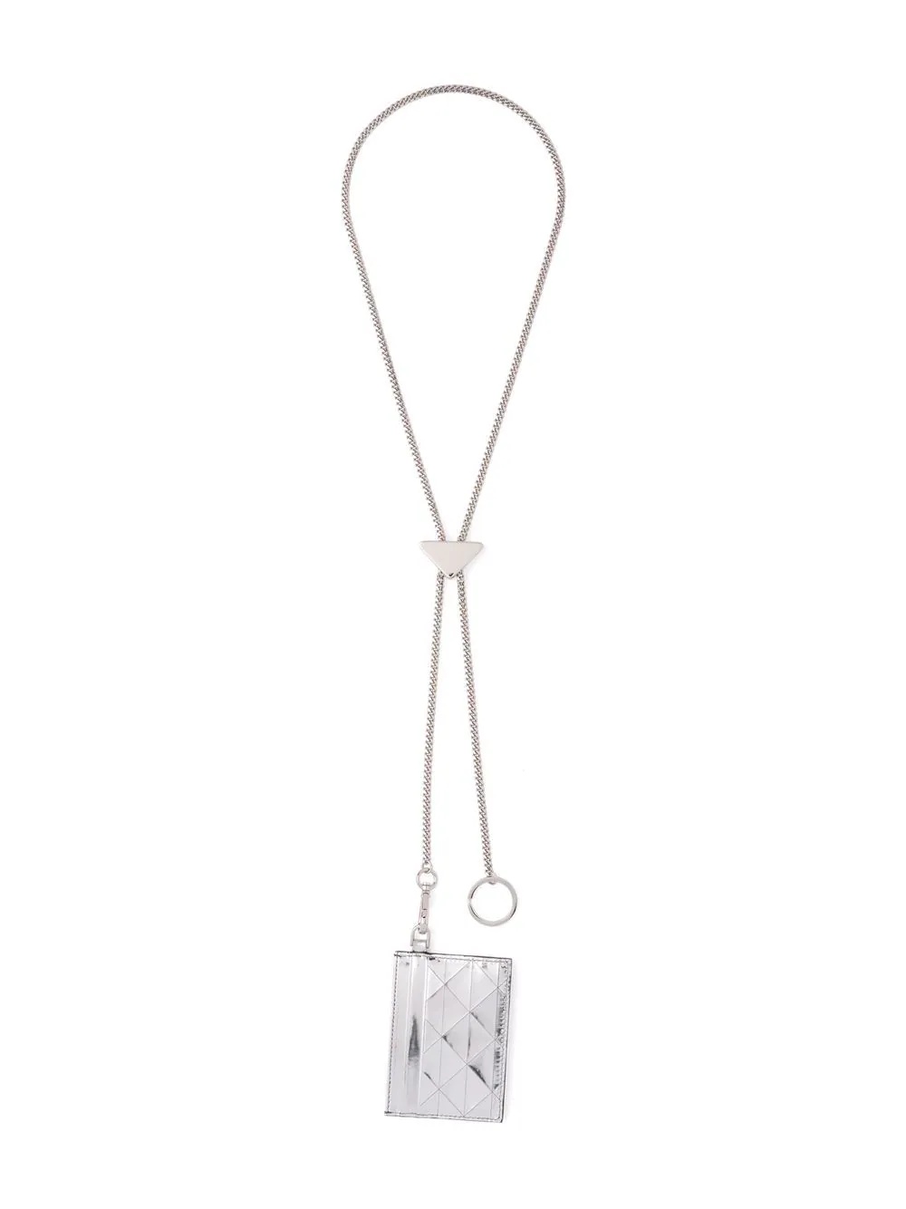 triangle-panel lanyard credit card holder - 2