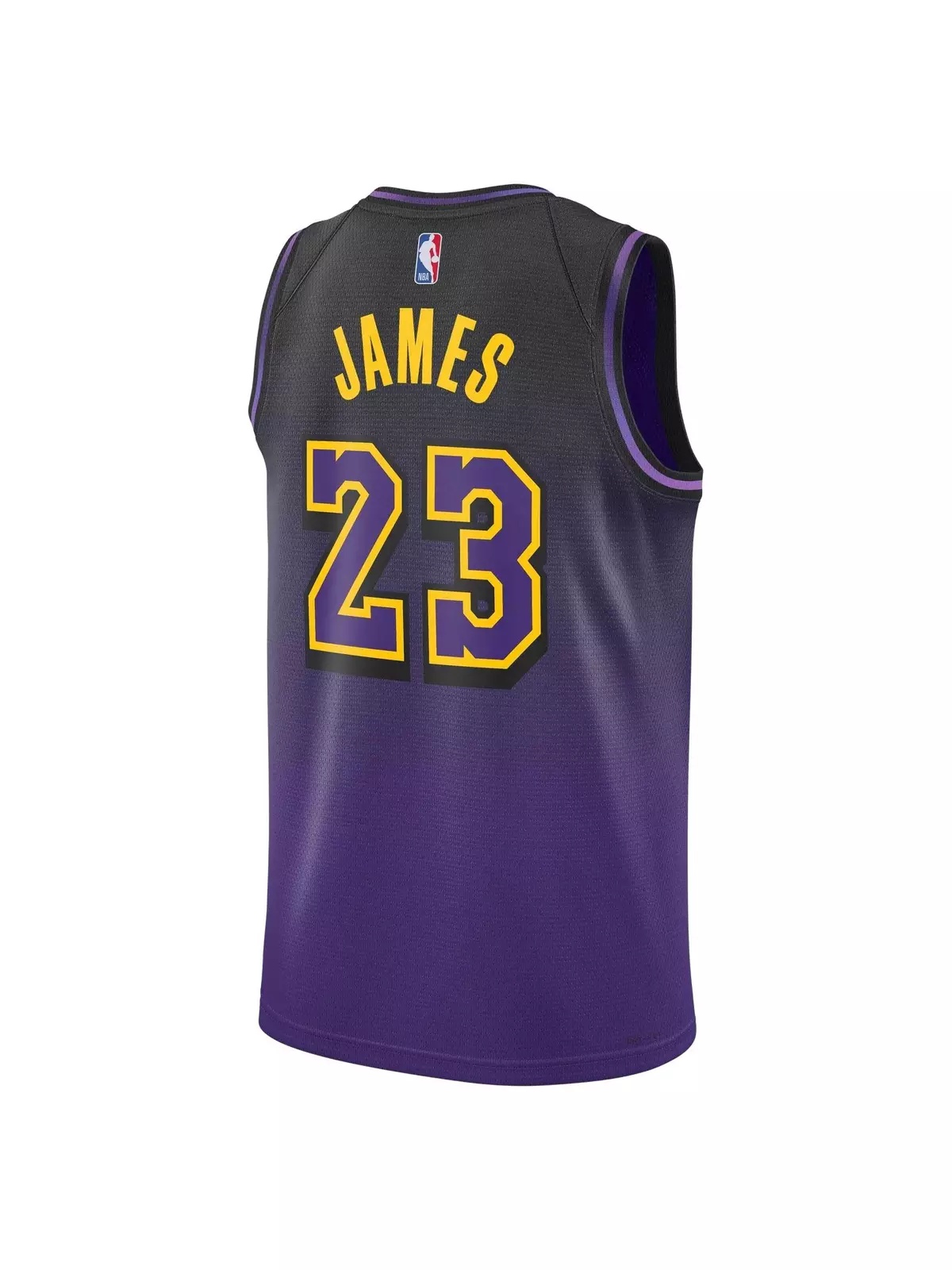 Men's Dri-FIT Lebron James Los Angeles Lakers 2024/25 City Edition NBA Swingman Jersey -Purple - 2