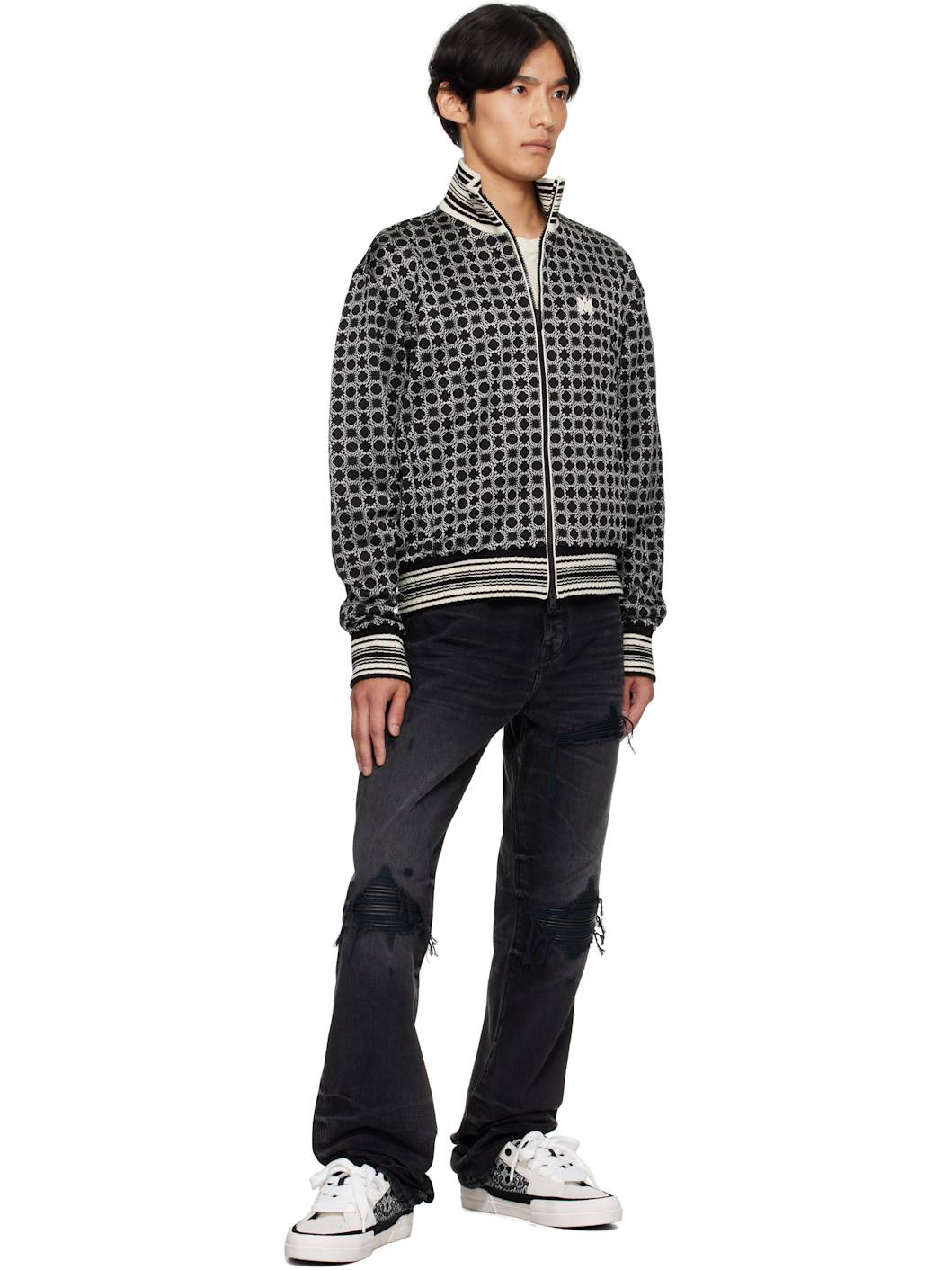Black & White MA Quad Track Jacket - 4