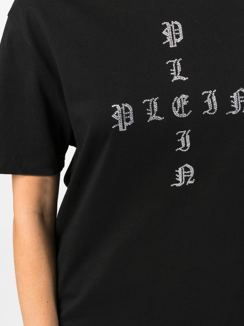 Gothic Plein crystal-embellished T-shirt 5