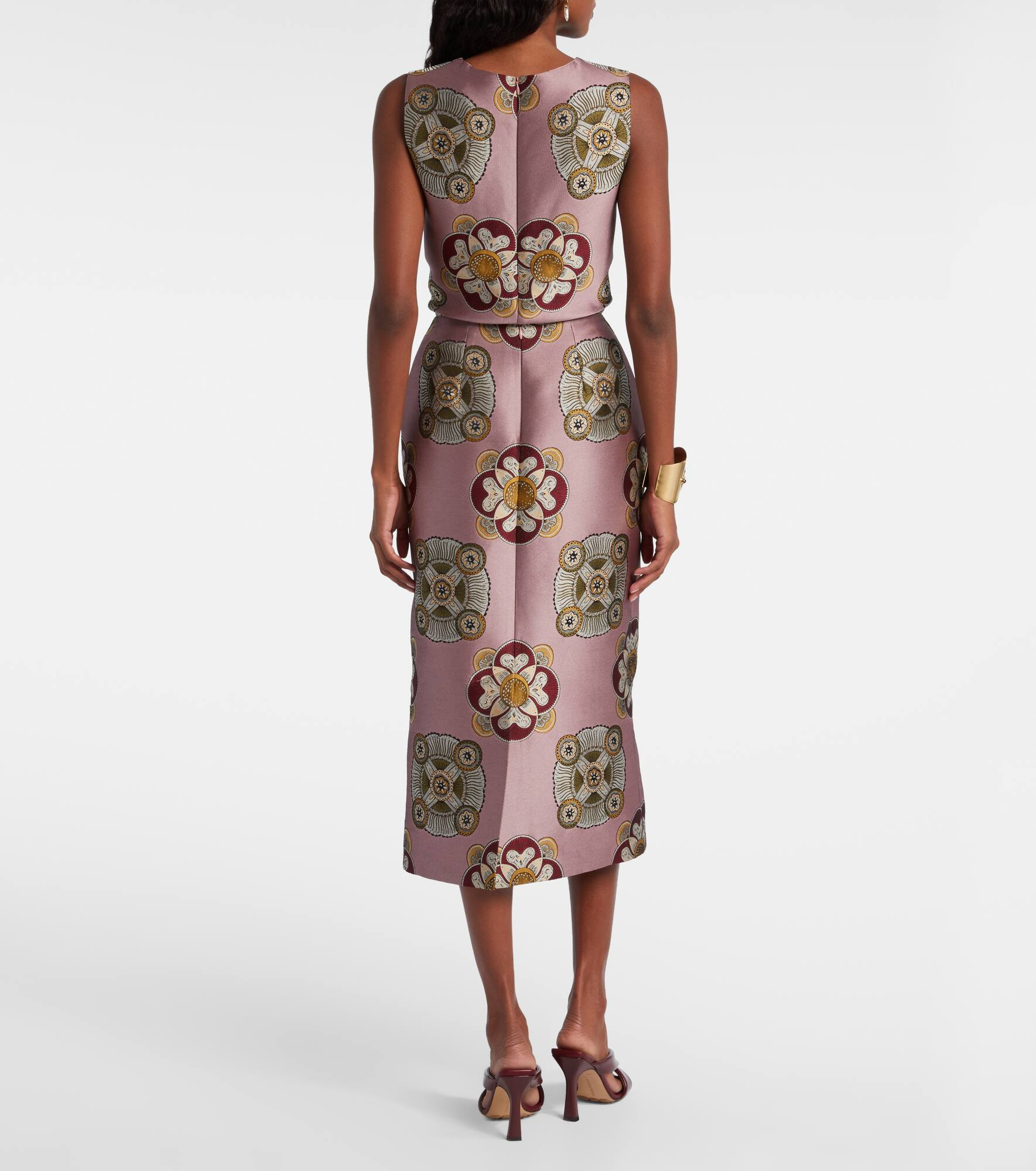Jacquard pencil skirt - 3