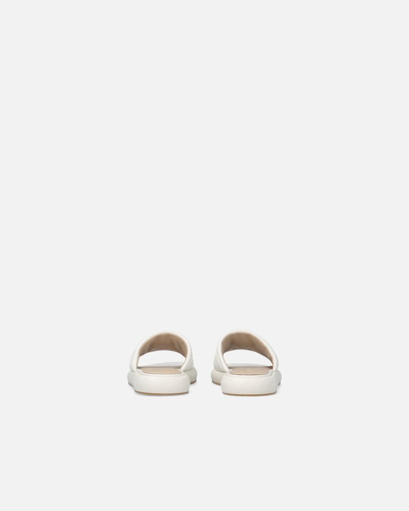 PERFORATED NAPPA LEATHER SLIP-ON SANDALS WITH LOVE BIRDS LOGO 8