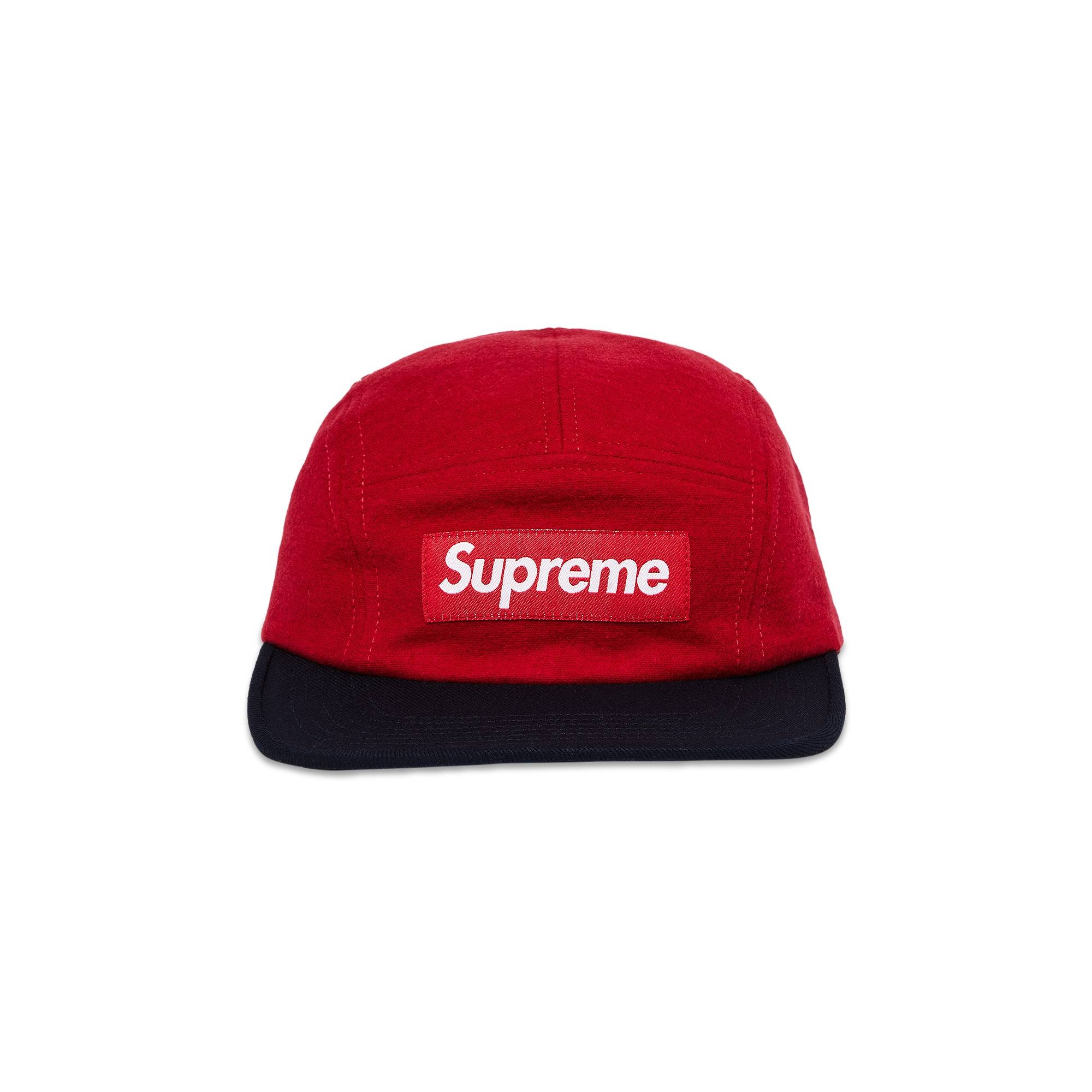 Supreme 2-Tone Camp Cap 'Red' - 1