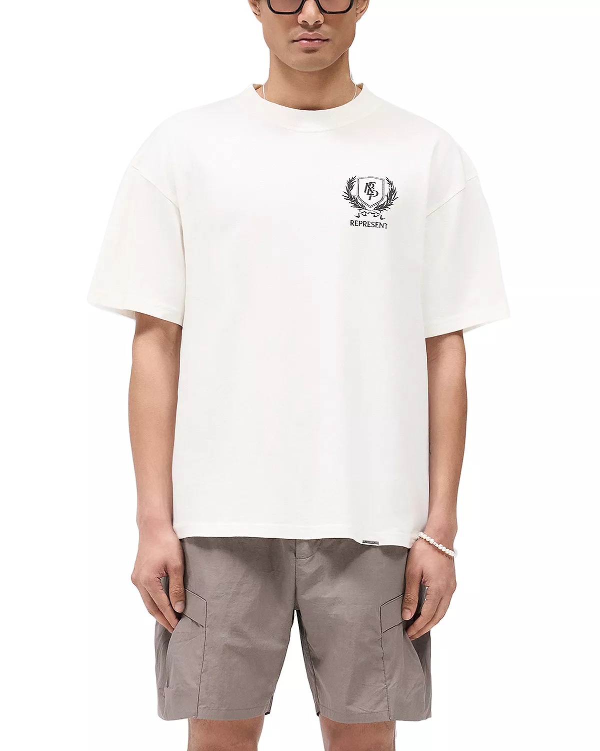 Crest Oversized Fit Graphic Tee - 1