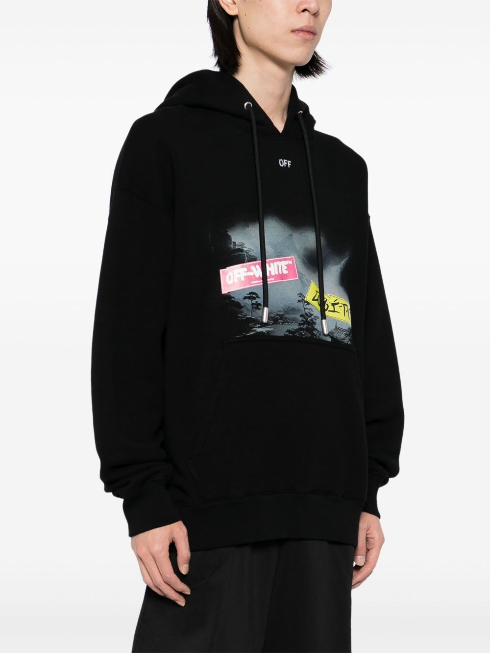 graphic-print hoodie - 3