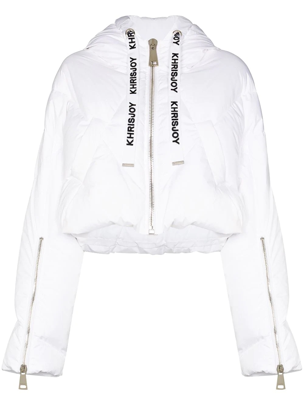 cropped puffer jacket - 1