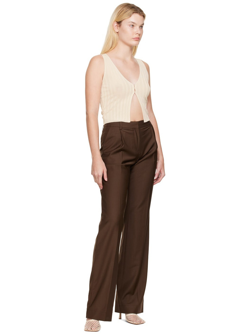 AYA MUSE Brown Karaka Trousers outlook