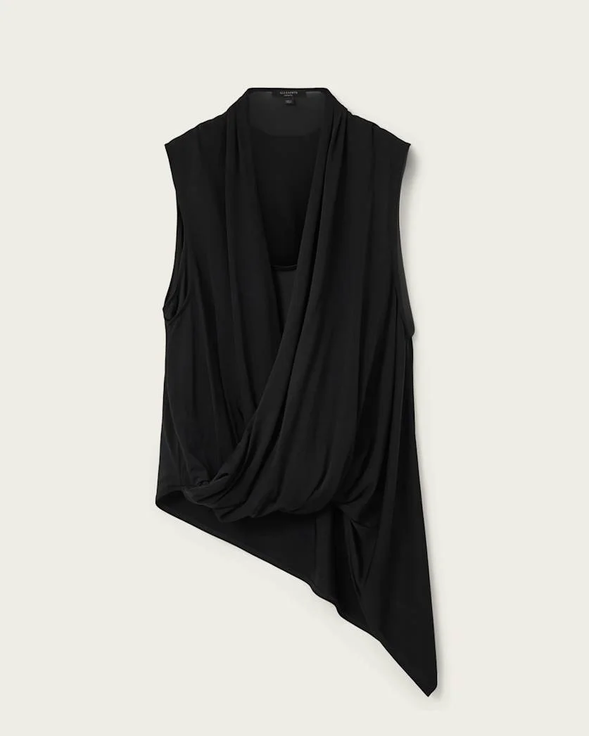 ADALINE V-NECK WRAP TOP - 1