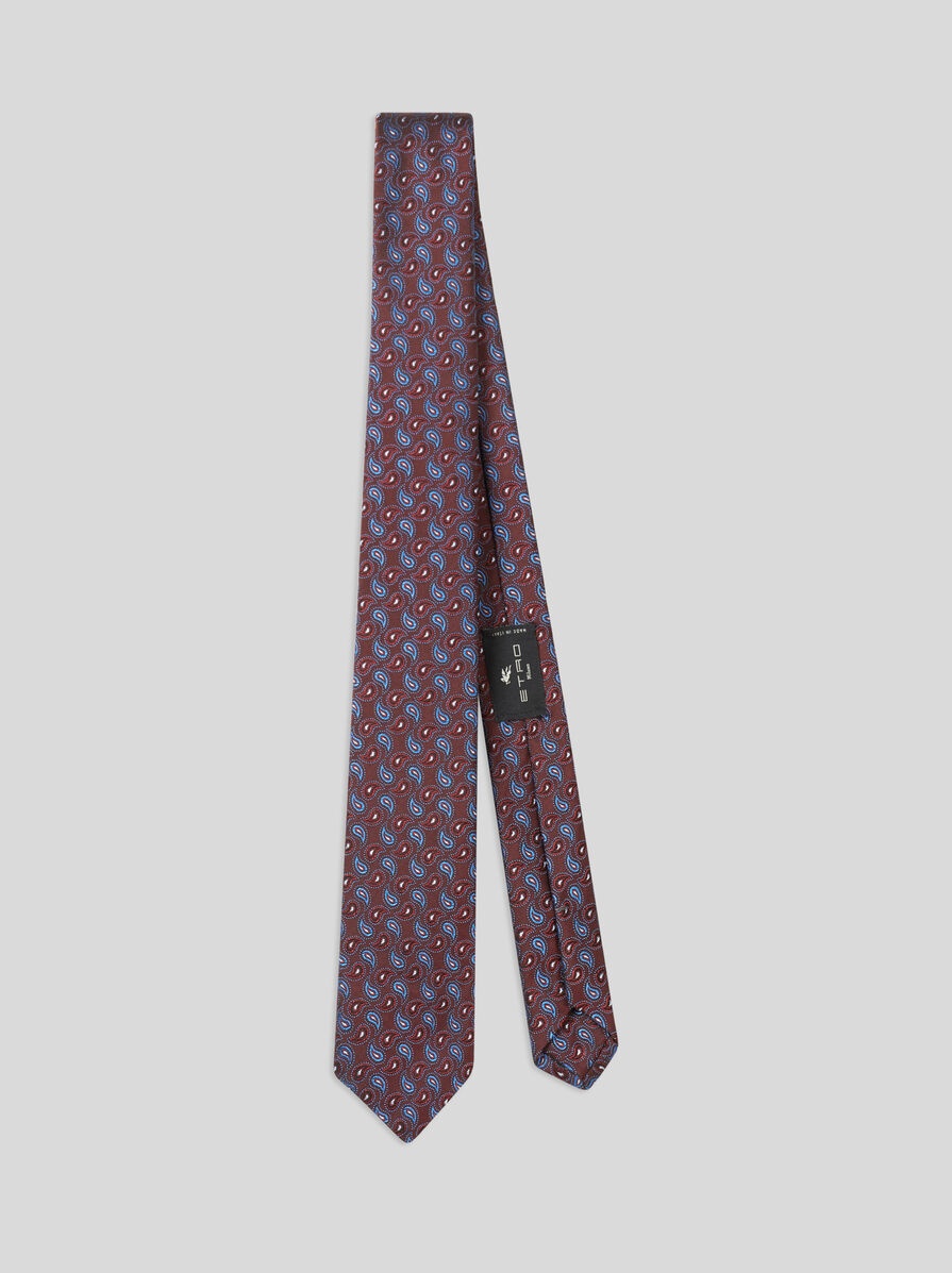 PAISLEY SILK TIE - 1