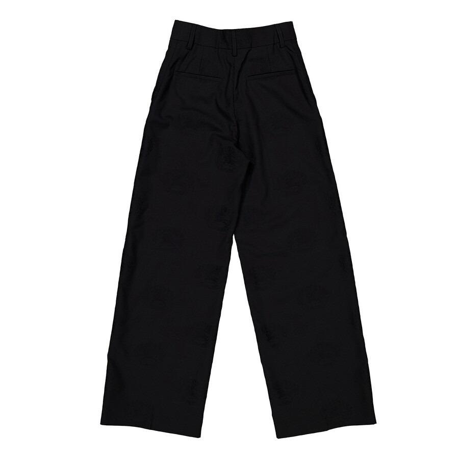 Burberry Black Jane Ekd Trousers - 7