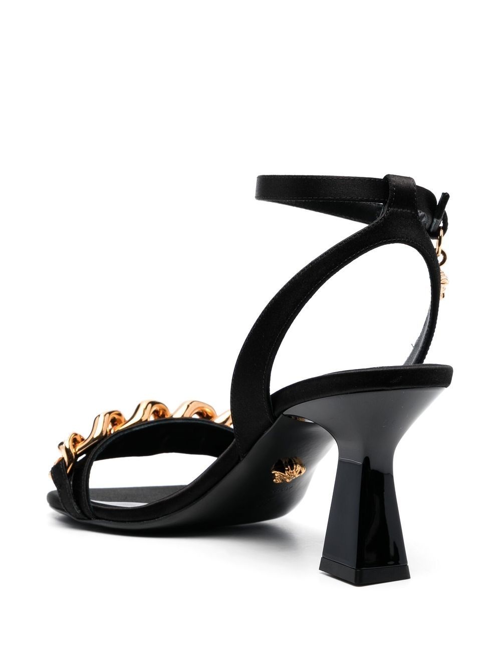 Medusa chain mid-heel sandals - 3