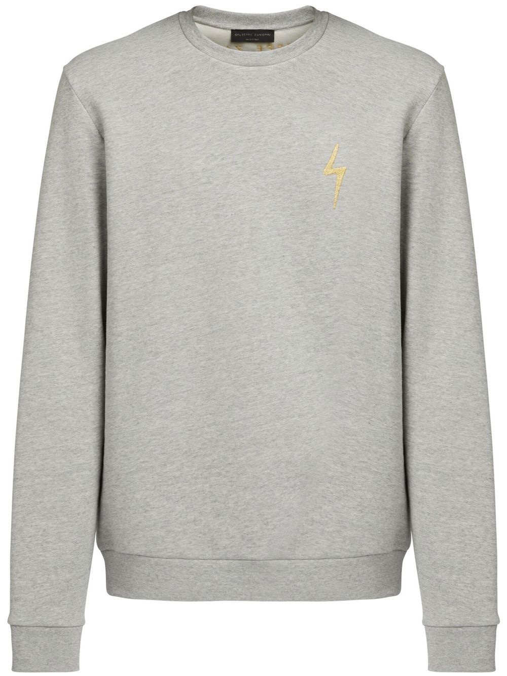 logo cotton sweatshirt - 1
