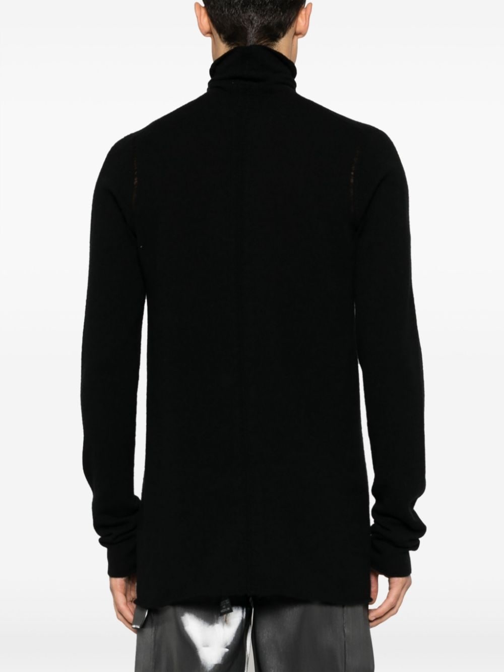 raw-cut cashmere jumper - 6