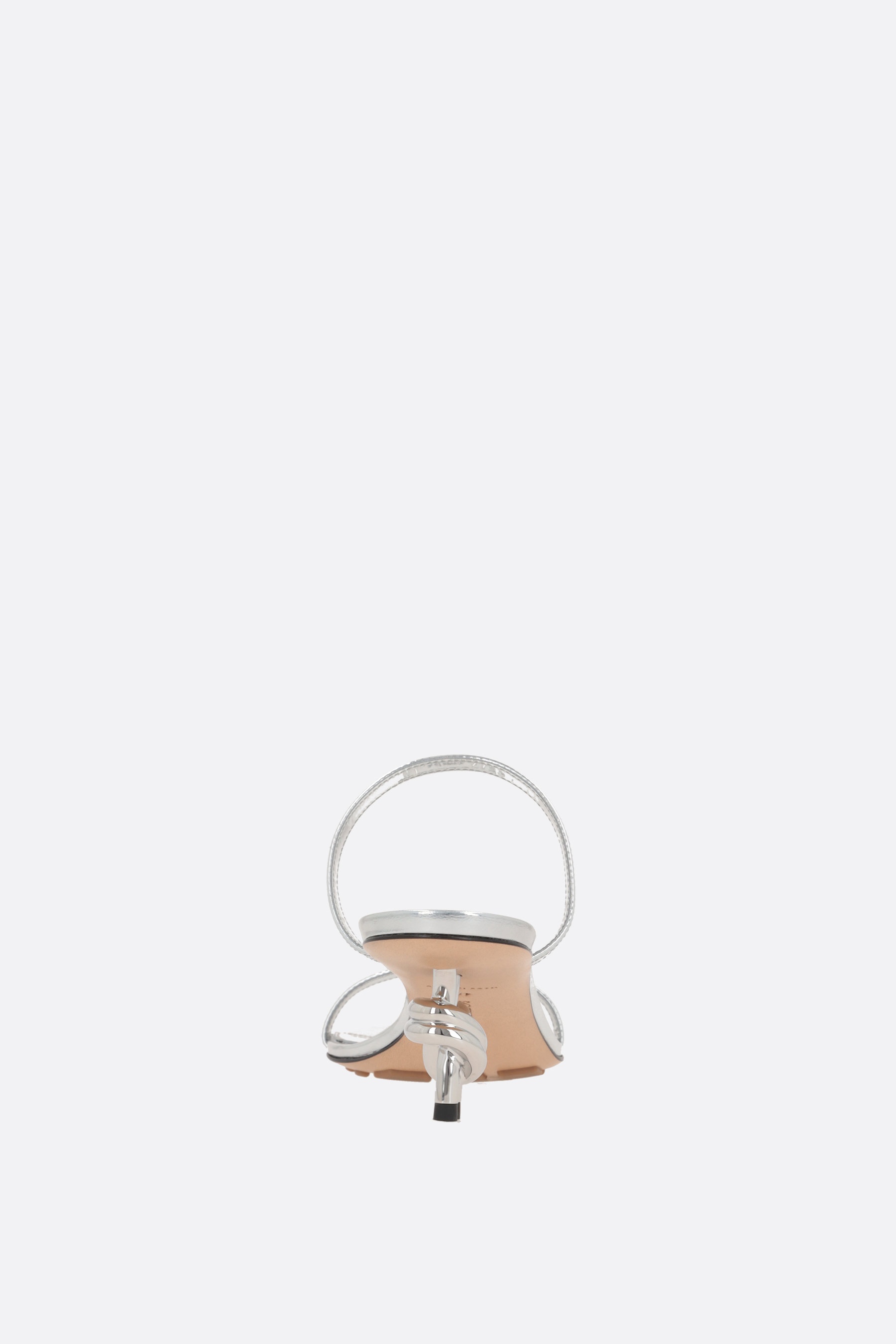 サンダル・ミュール Bottega Veneta Knot Laminated Nappa Sandals Bottega Veneta KNOT LAMINATED NAPPA SANDALS | tizianafausti