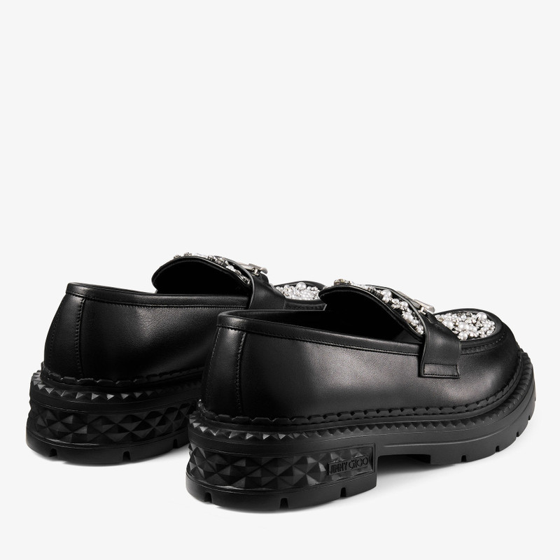 JIMMY CHOO Marlow Diamond/M
Black Leather Pearl Shoes outlook