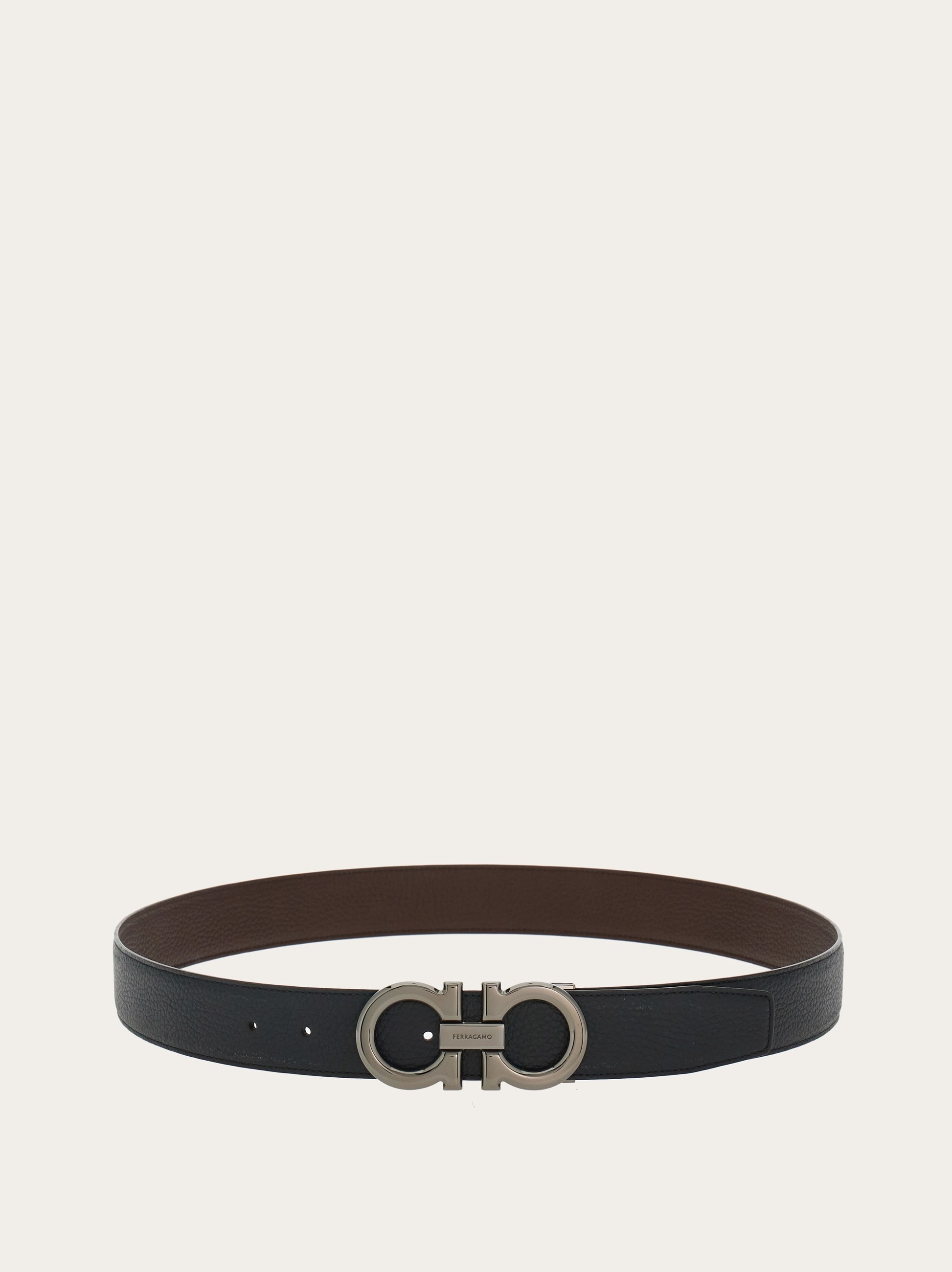 Reversible and adjustable Gancini belt - 3