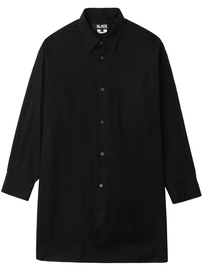 high-low hem cotton shirt 1