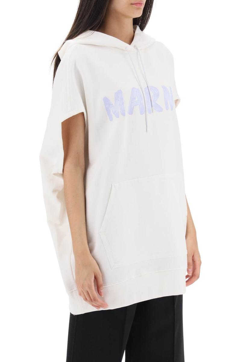 Marni Sleeveless Sweatshirt With Logo Print - 2