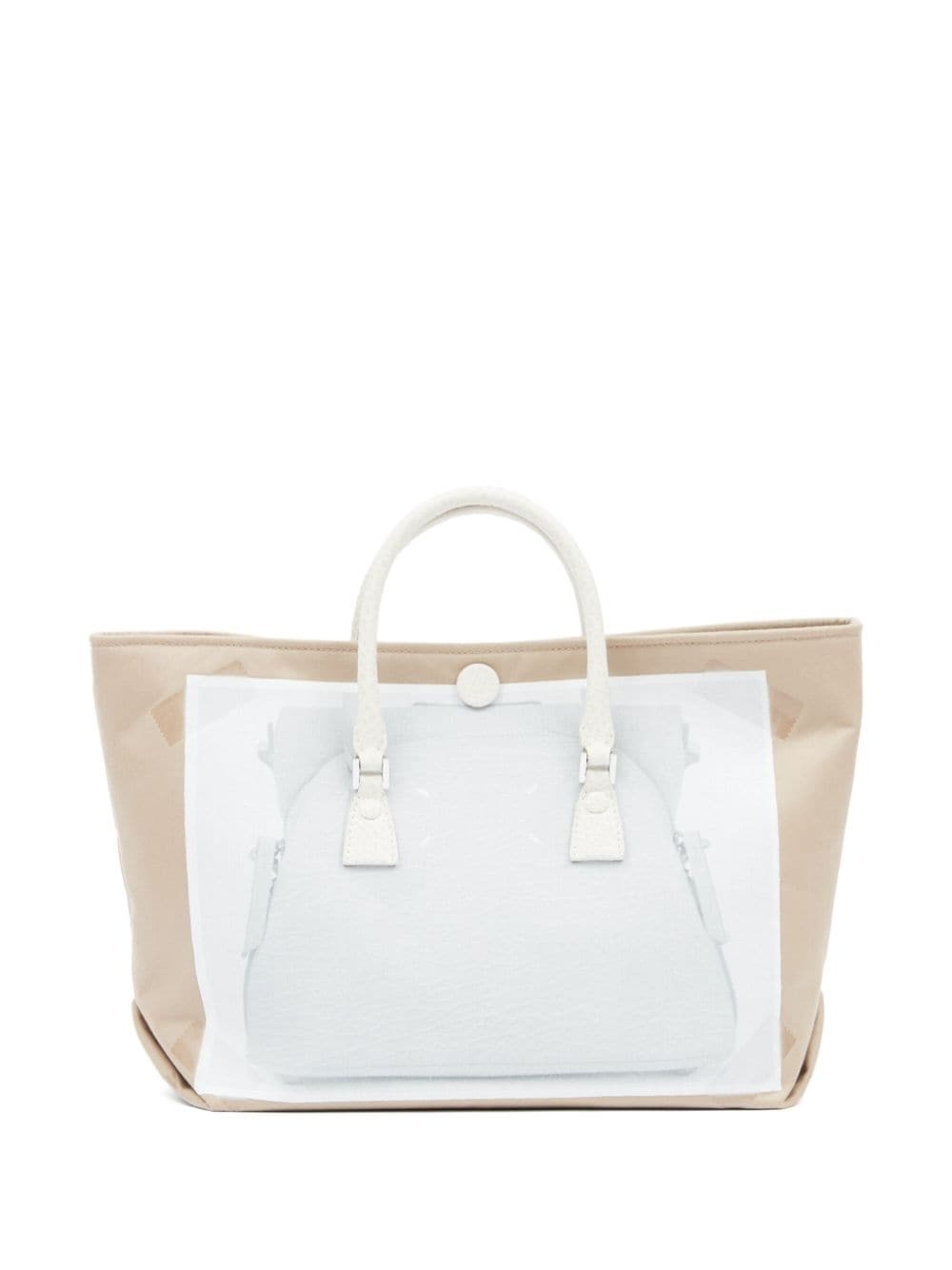 mini 5AC trompe l'oeil-print tote bag - 4