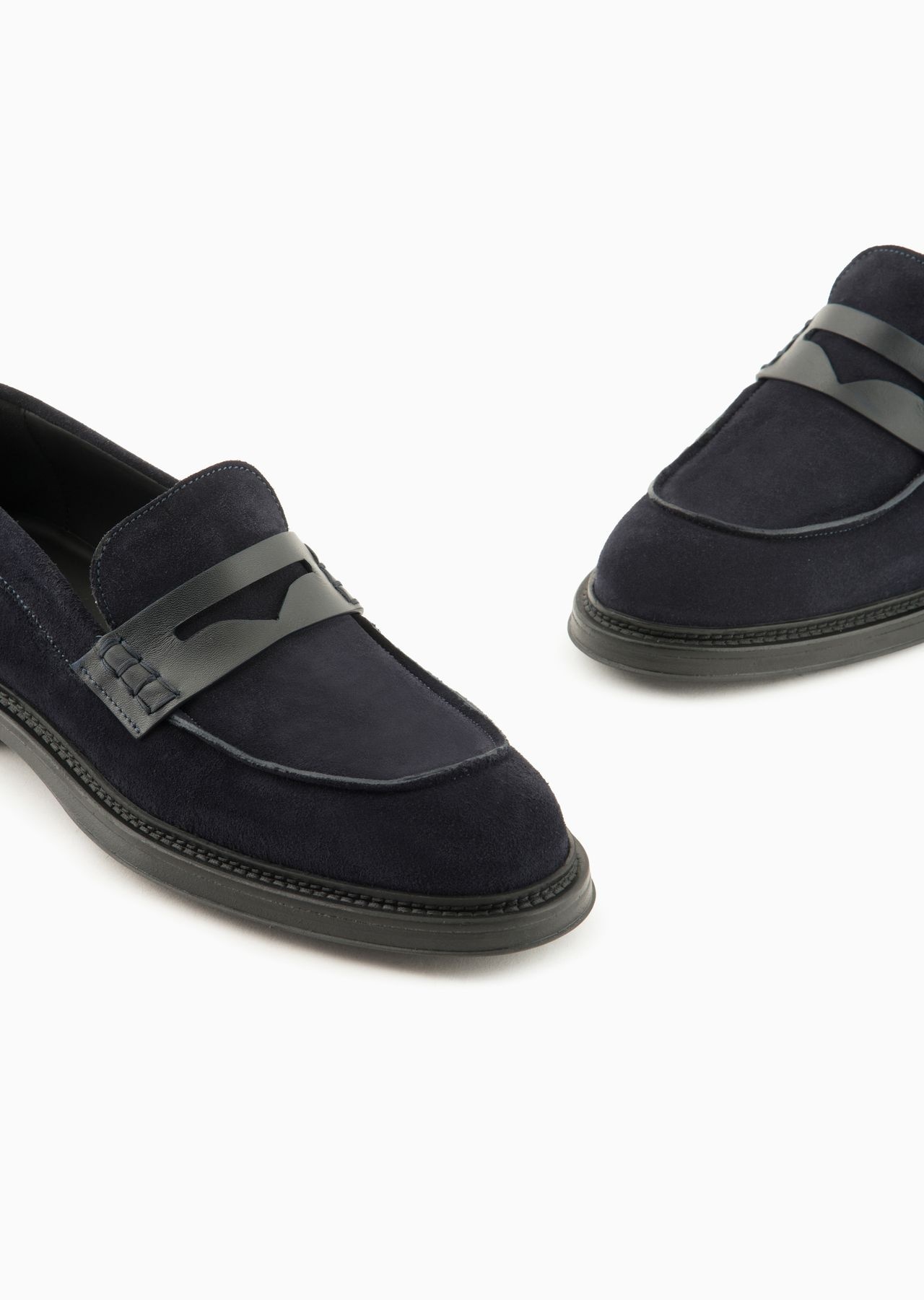Crust leather loafers - 5
