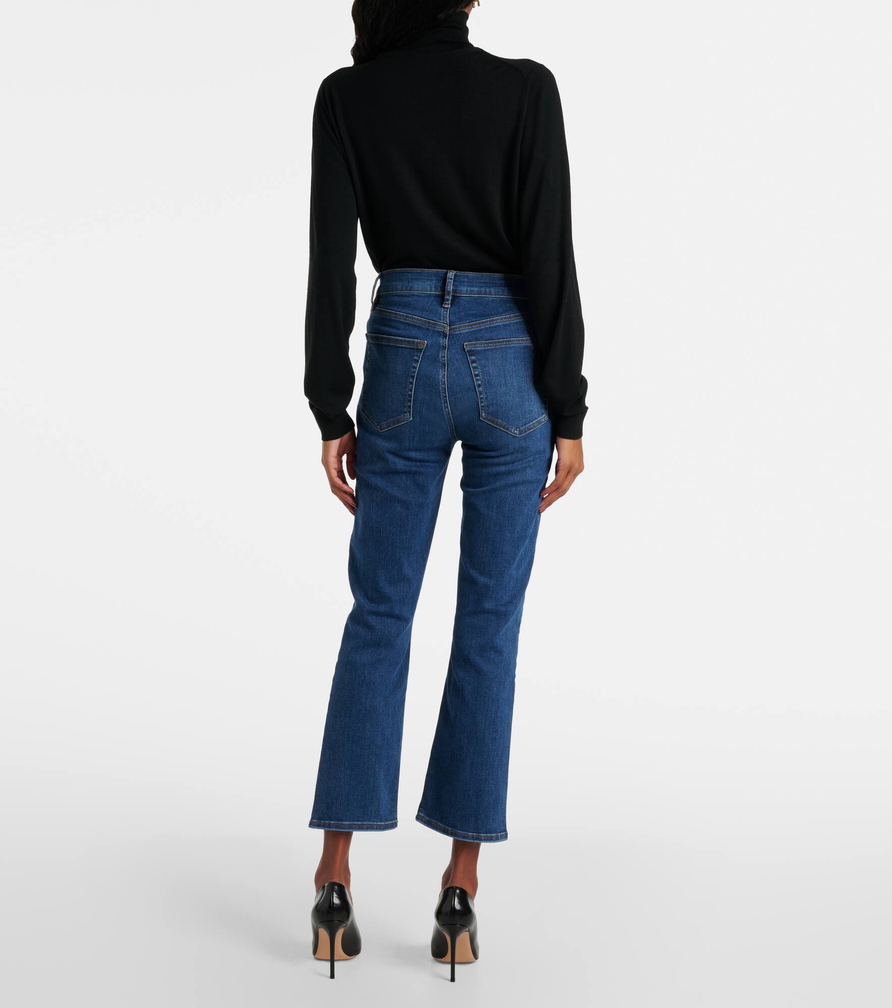 Le High Straight cropped straight jeans - 3