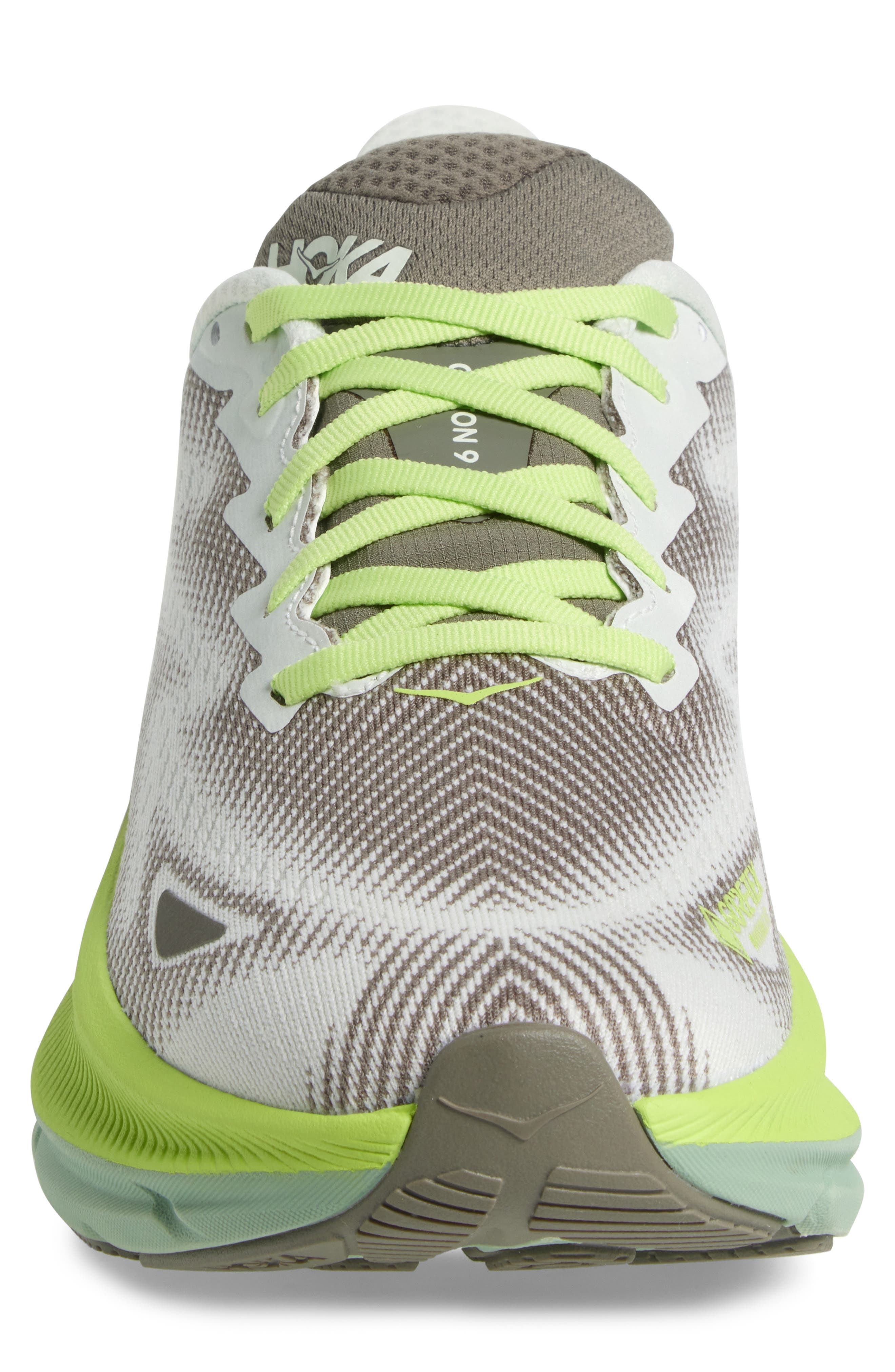 HOKA Clifton 9 Gore-Tex® Waterproof Running Shoe in Slate /Aloe Vera at Nordstrom - 4