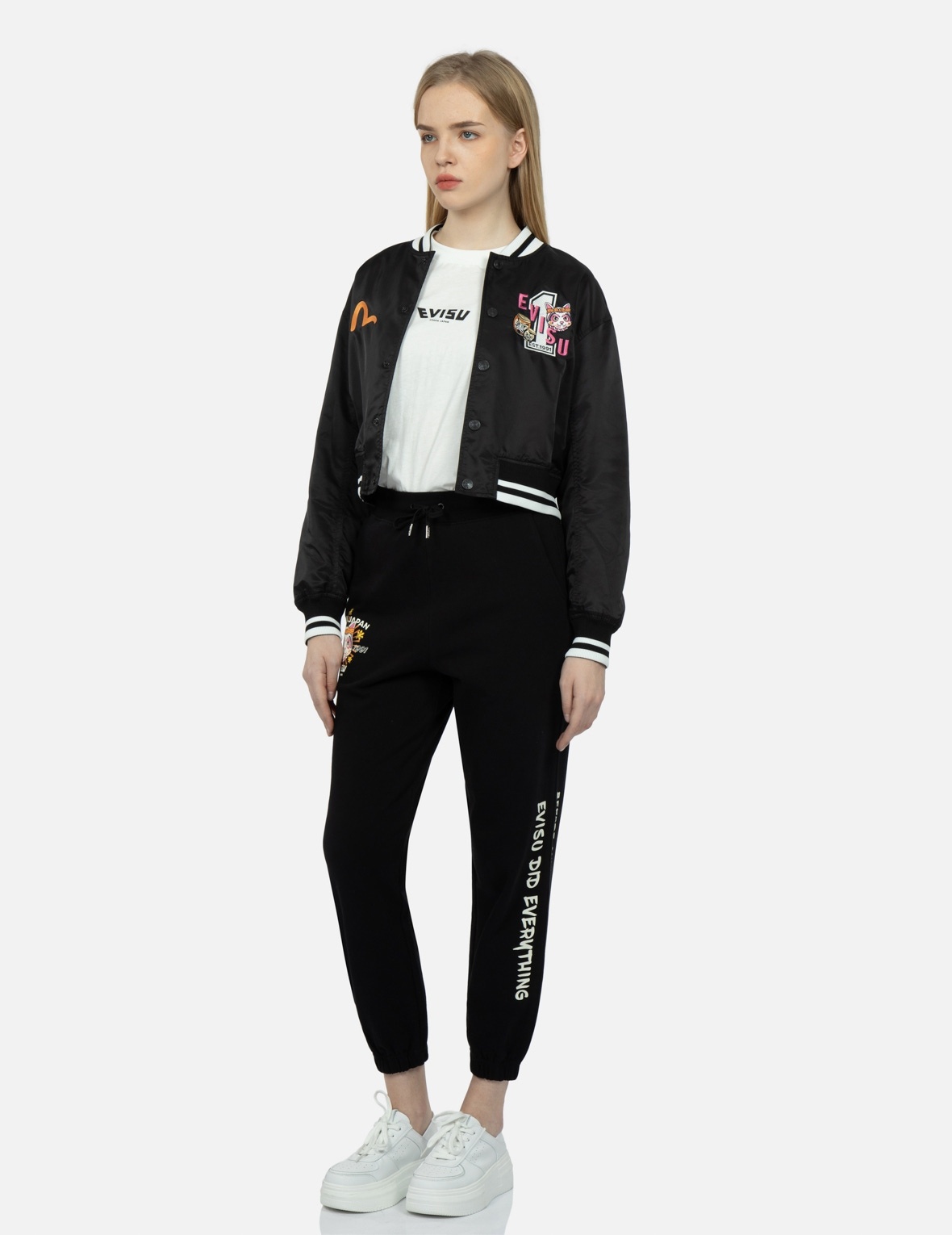 FORTUNE CAT DRUMMING APPLIQUÉ SOUVENIR JACKET - 4