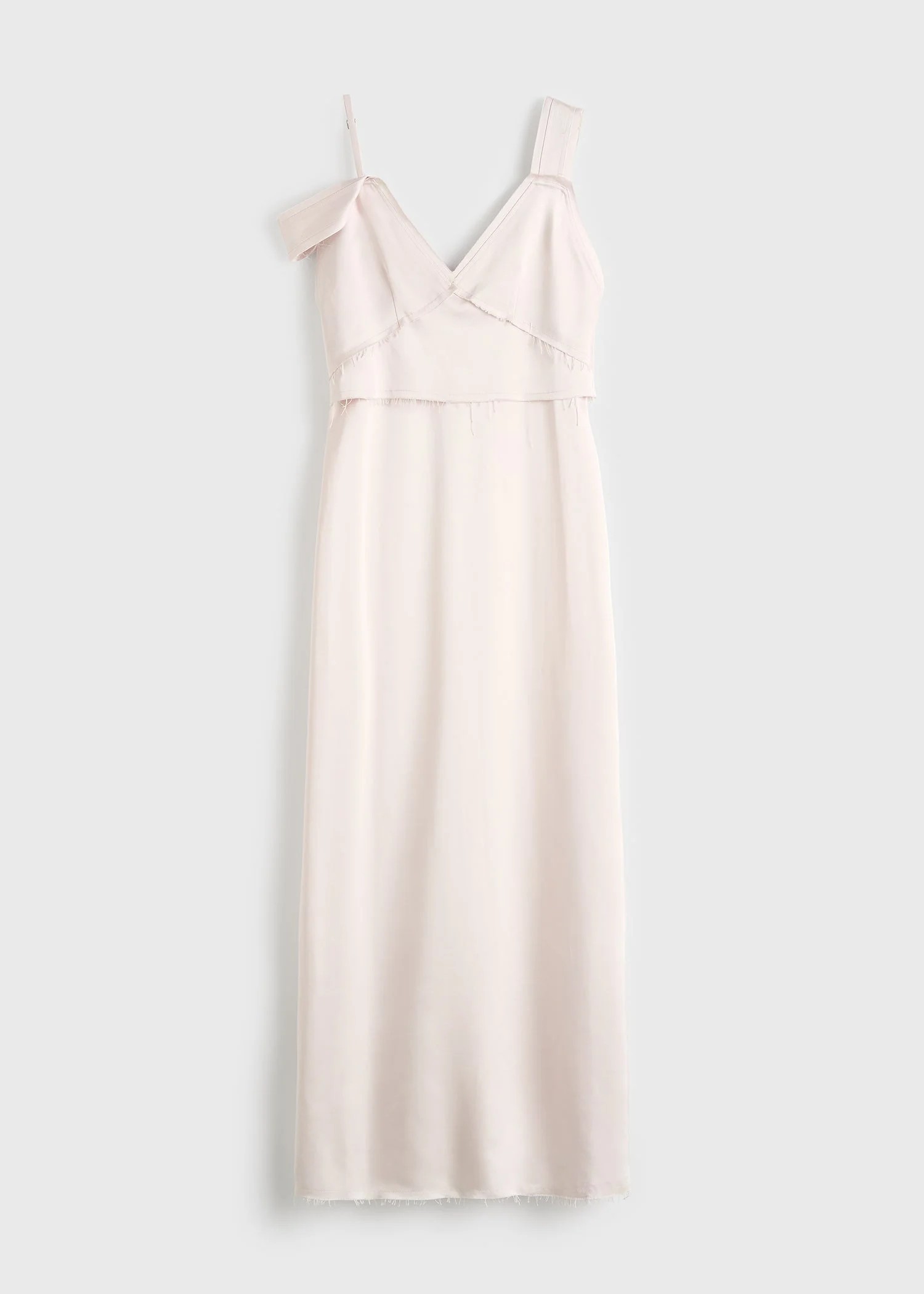V-neck slip dress bloom - 1