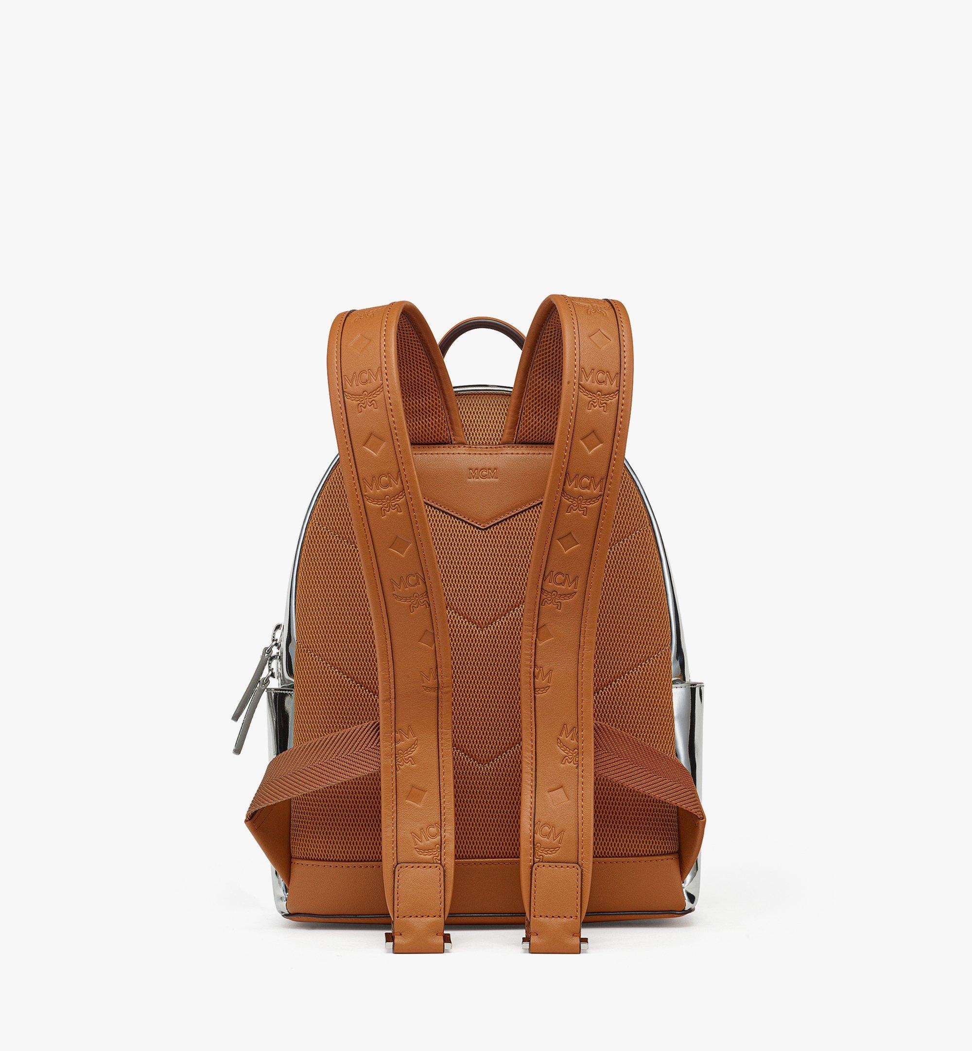 Stark Backpack in Metallic Mirror Leather - 5