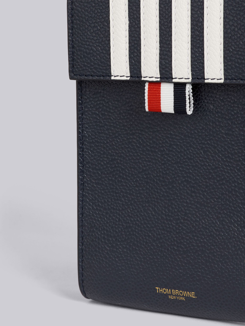 Thom Browne 4-bar flap phone holder outlook