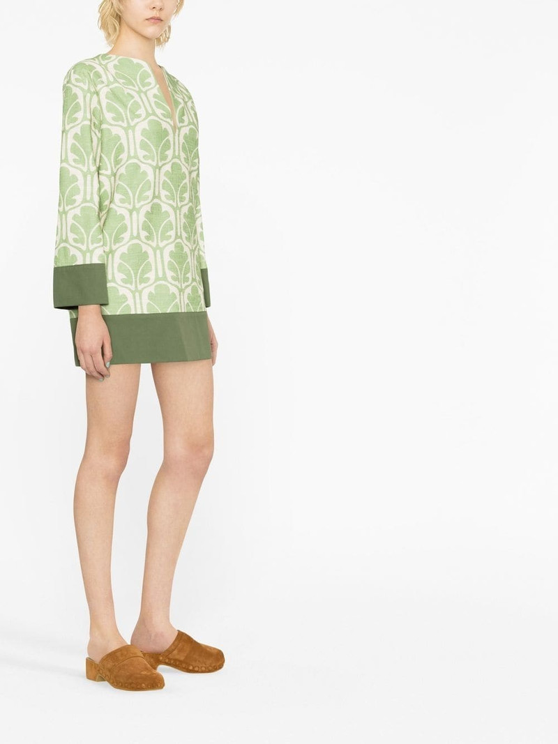 graphic print mini dress 3