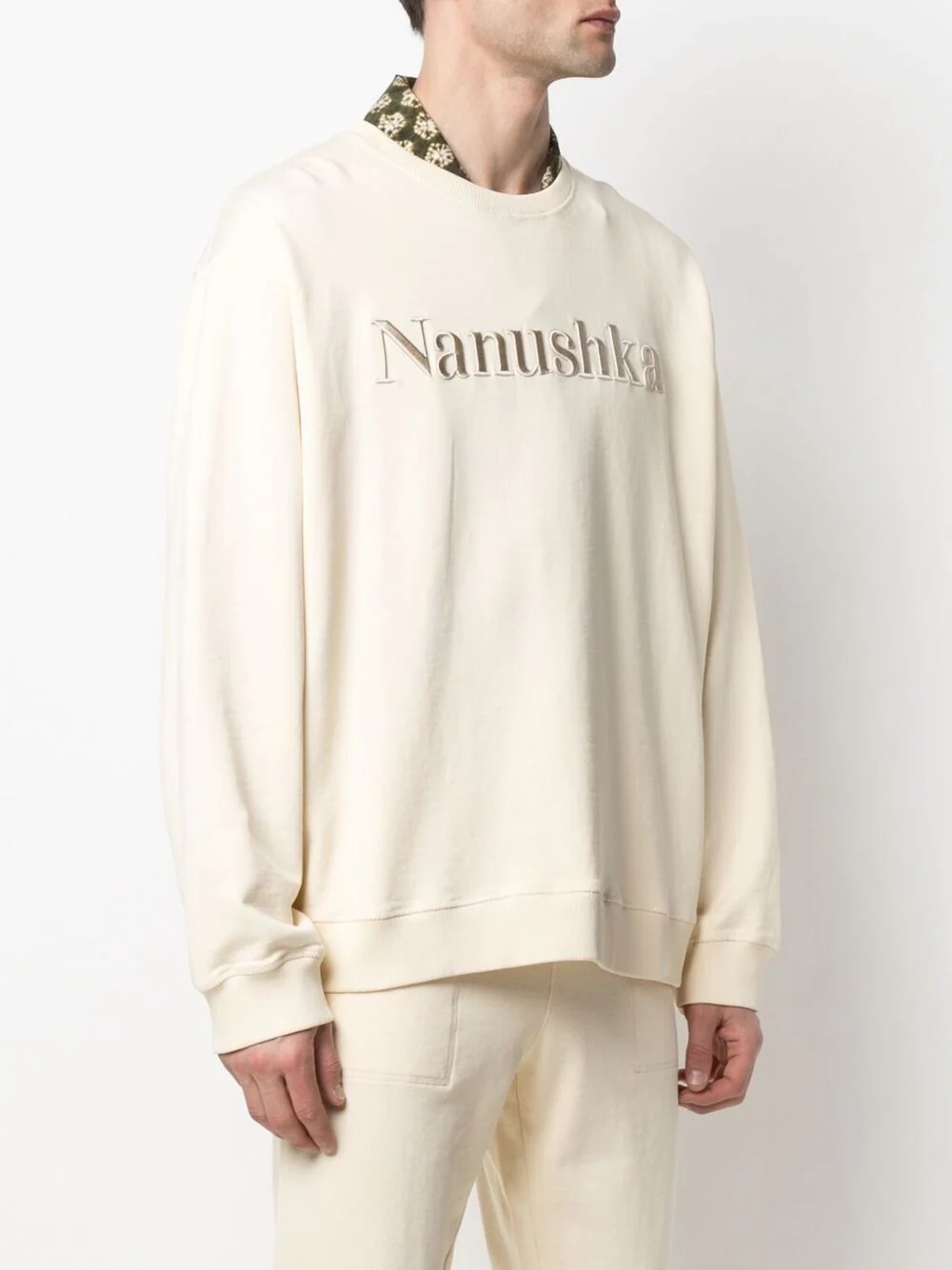 logo-embroidered sweatshirt - 4