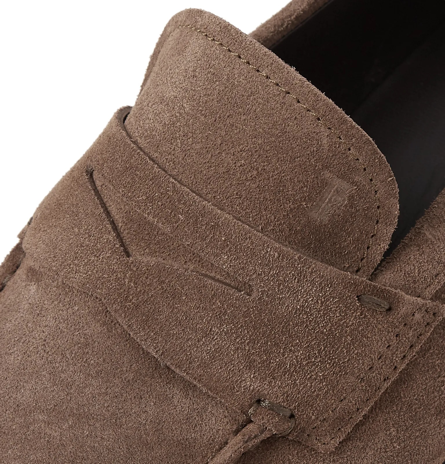 Suede Penny Loafers - 7