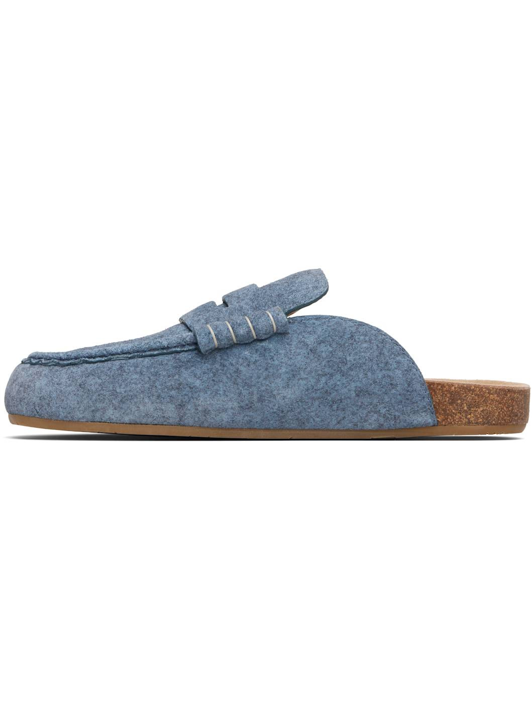 Blue Stitch Loafers - 3