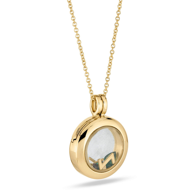 Gold Memento Locket Necklace 3