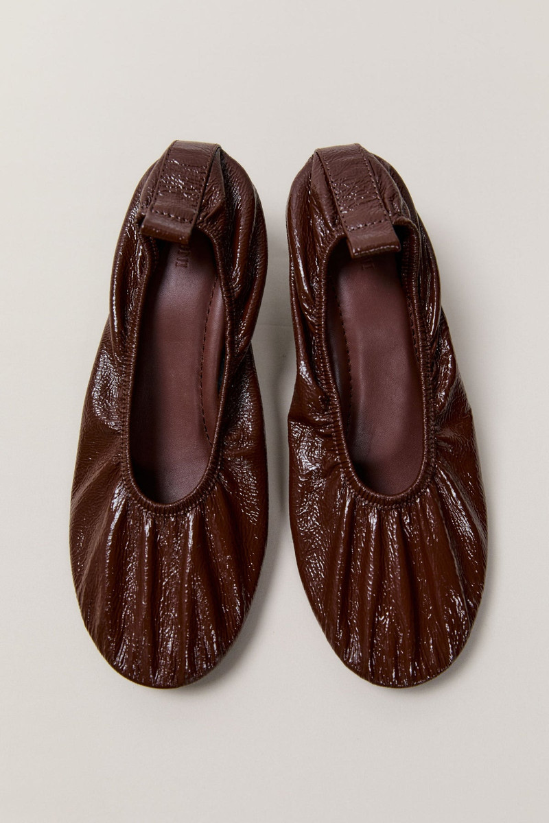 Classic Ballet Heel - Patent Liqueur 4