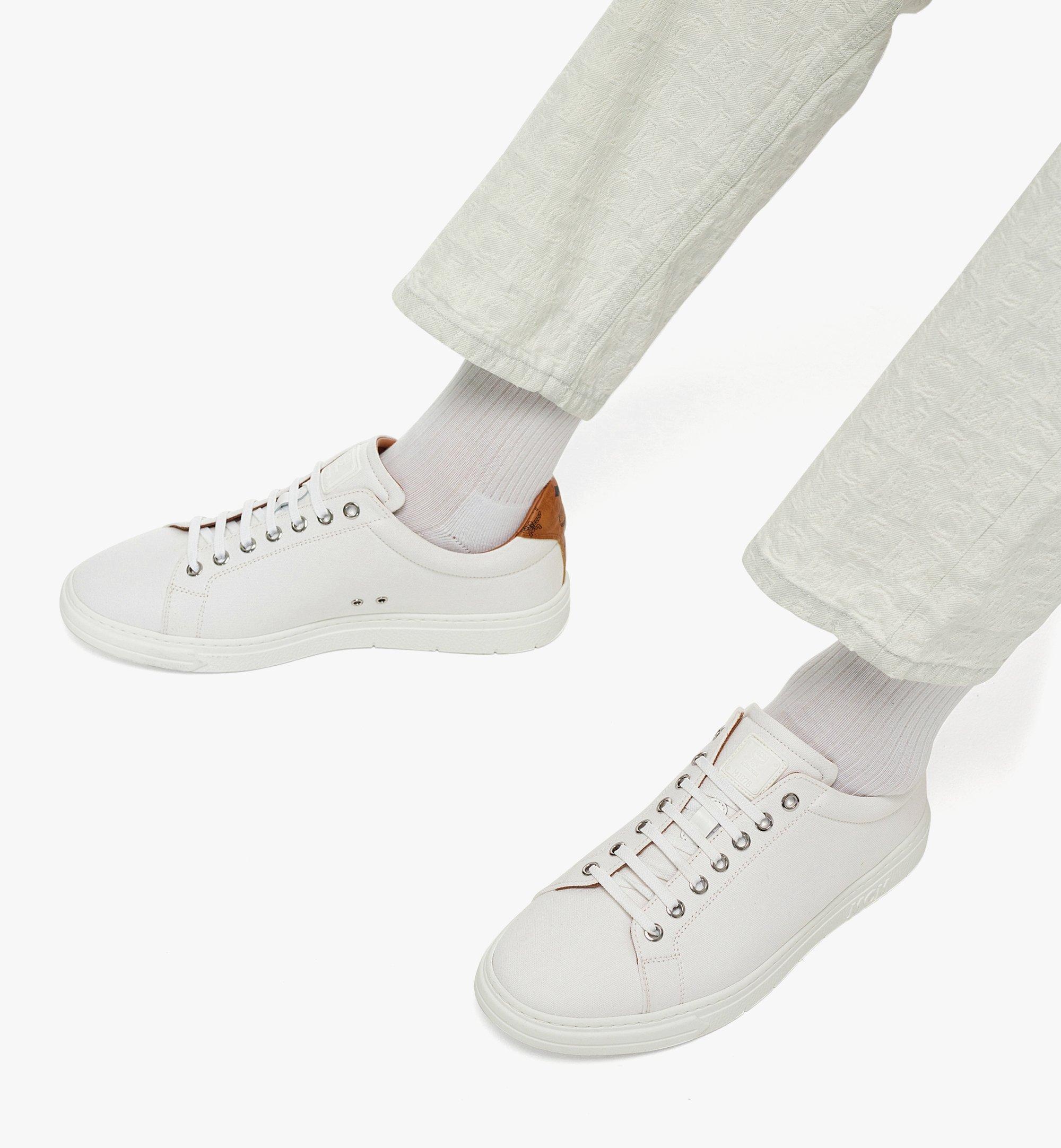Men’s MCM Essentials Terrain Lo Sneakers in Organic Cotton Canvas - 2