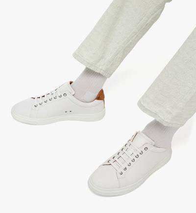 MCM Men’s MCM Essentials Terrain Lo Sneakers in Organic Cotton Canvas outlook