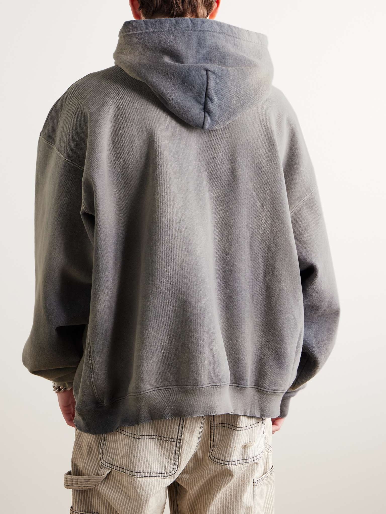 Ventura Distressed Cotton-Jersey Hoodie - 3