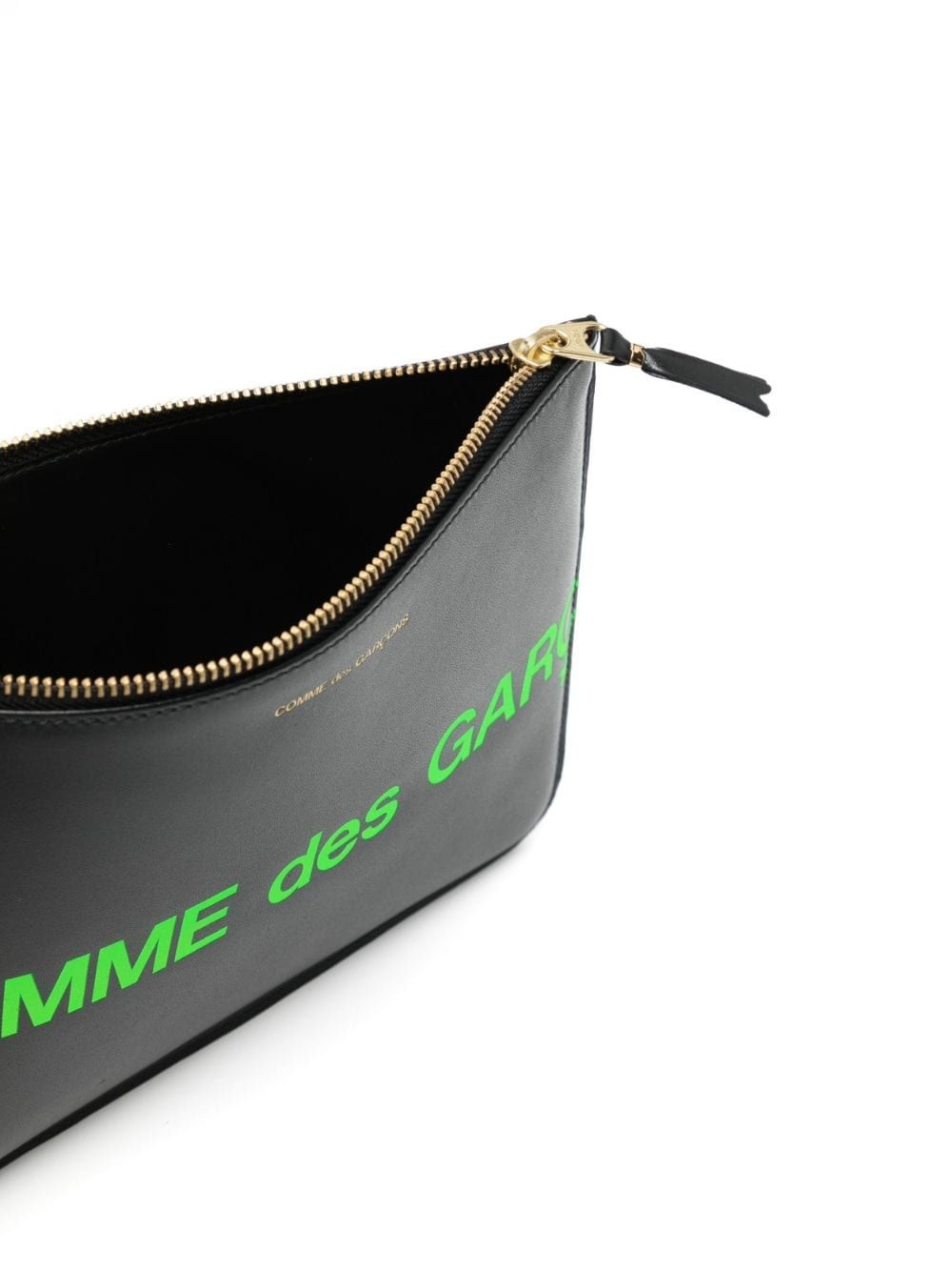 logo-print leather wallet - 3