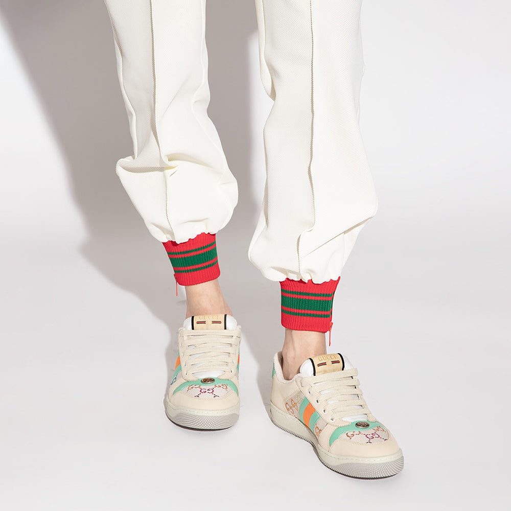 Gucci GG Crystal Screener Sneakers - 4