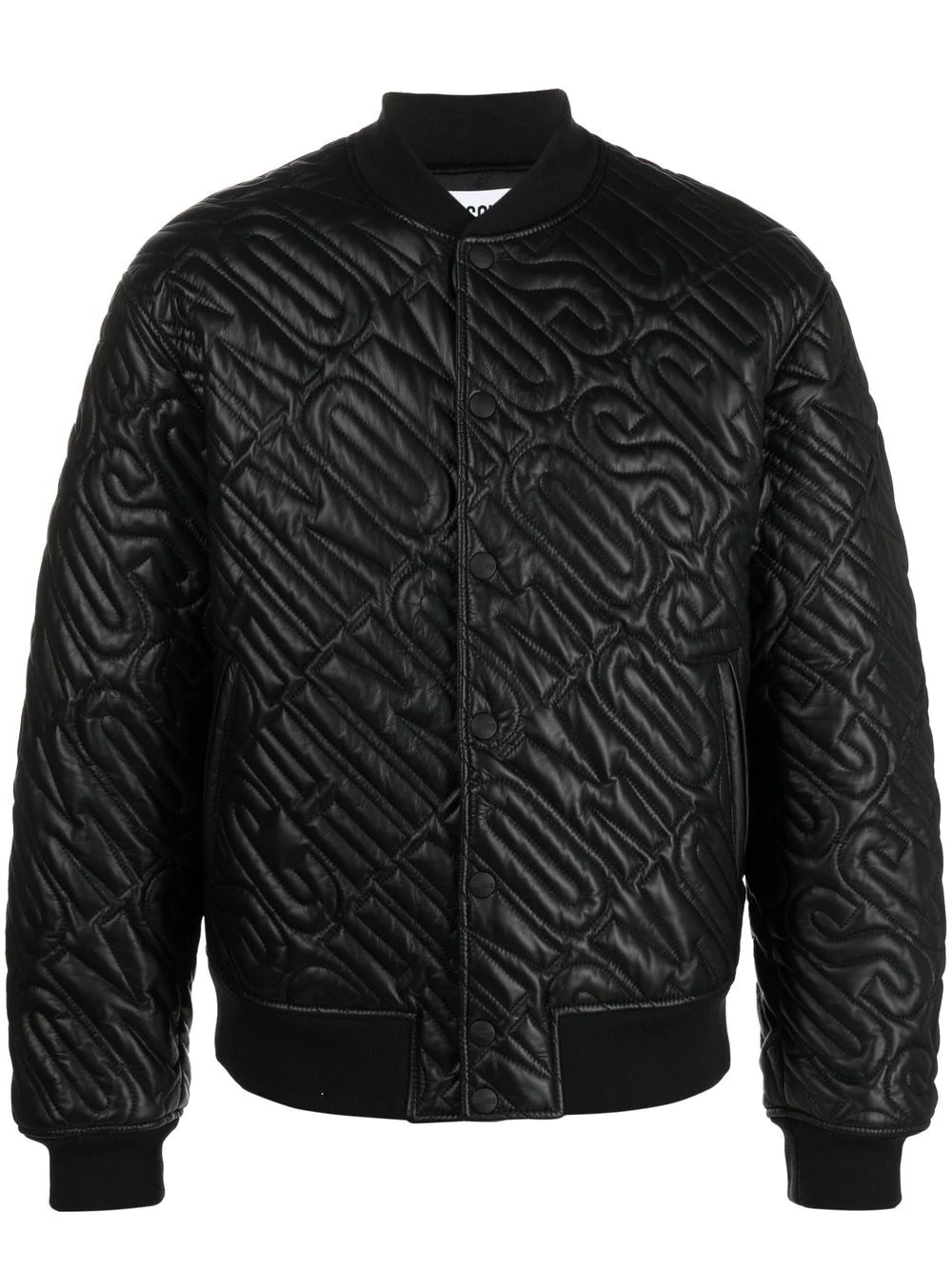 quilted bomber jacket - 1